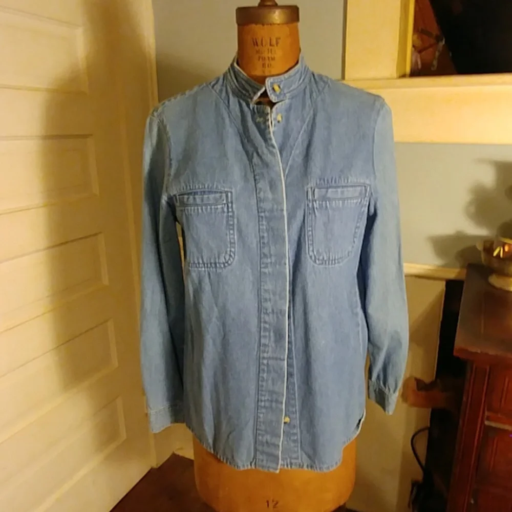 Ruff Hewn denim blouse